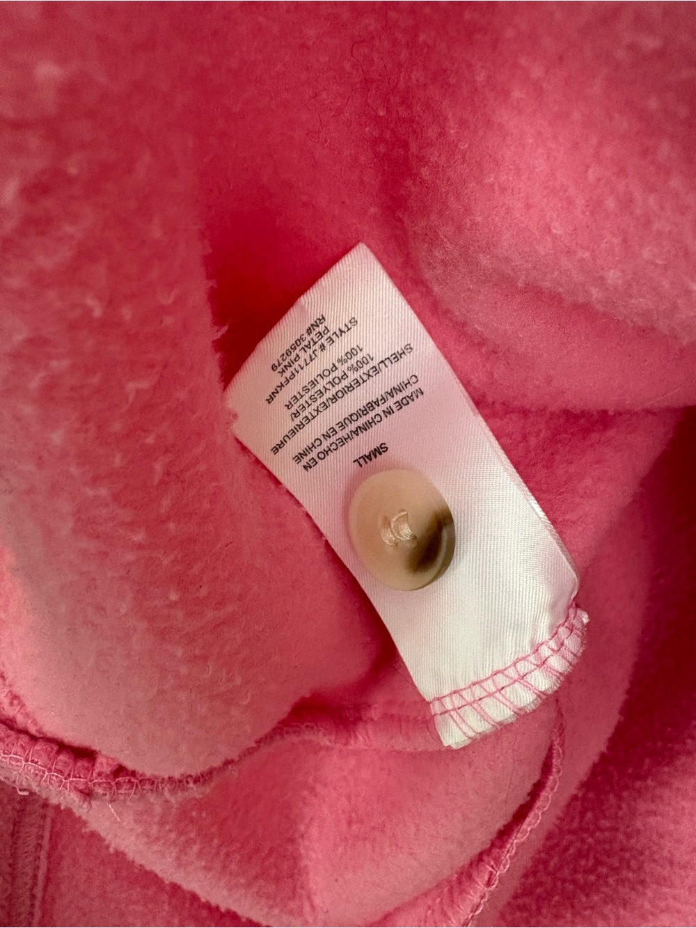 Thread & Supply Bright Hot Pink Teddy Shacket with Chest Pockets Size Small - Picture 8 of 8